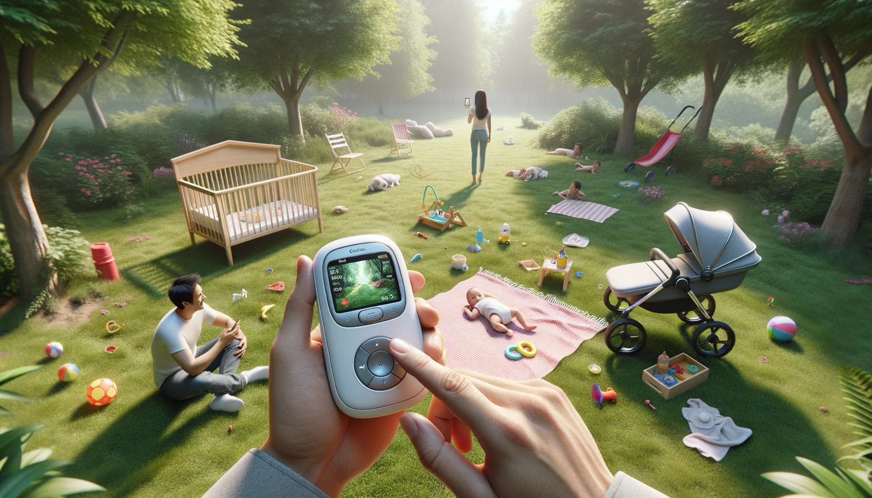 Babyphone Nutzung im Aussenbereich: Worauf Eltern achten sollten