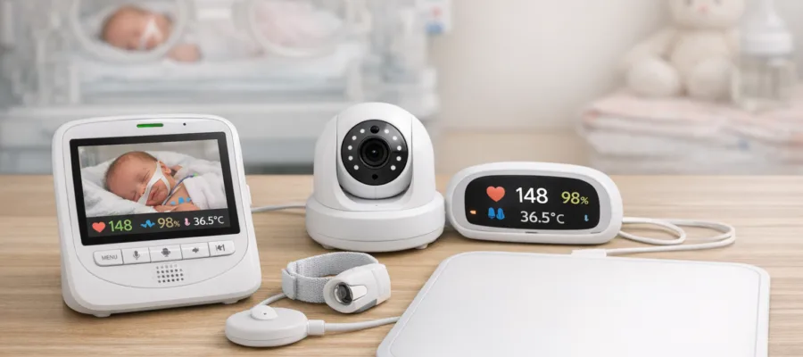 Babyphone mit besonderen Funktionen fuer Fruehgeborene und besondere Beduerfnisse